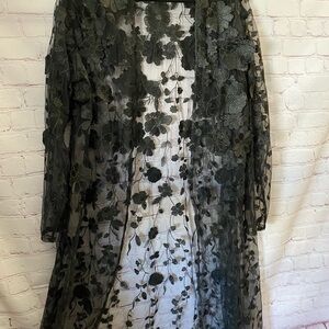 NWT Anthropologie Maeve floral duster